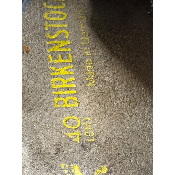 Birkenstock Black Leather Boston ESD Clogs Adjustable Strap Size EU 40 US M 7/W9 - Picture 5 of 9